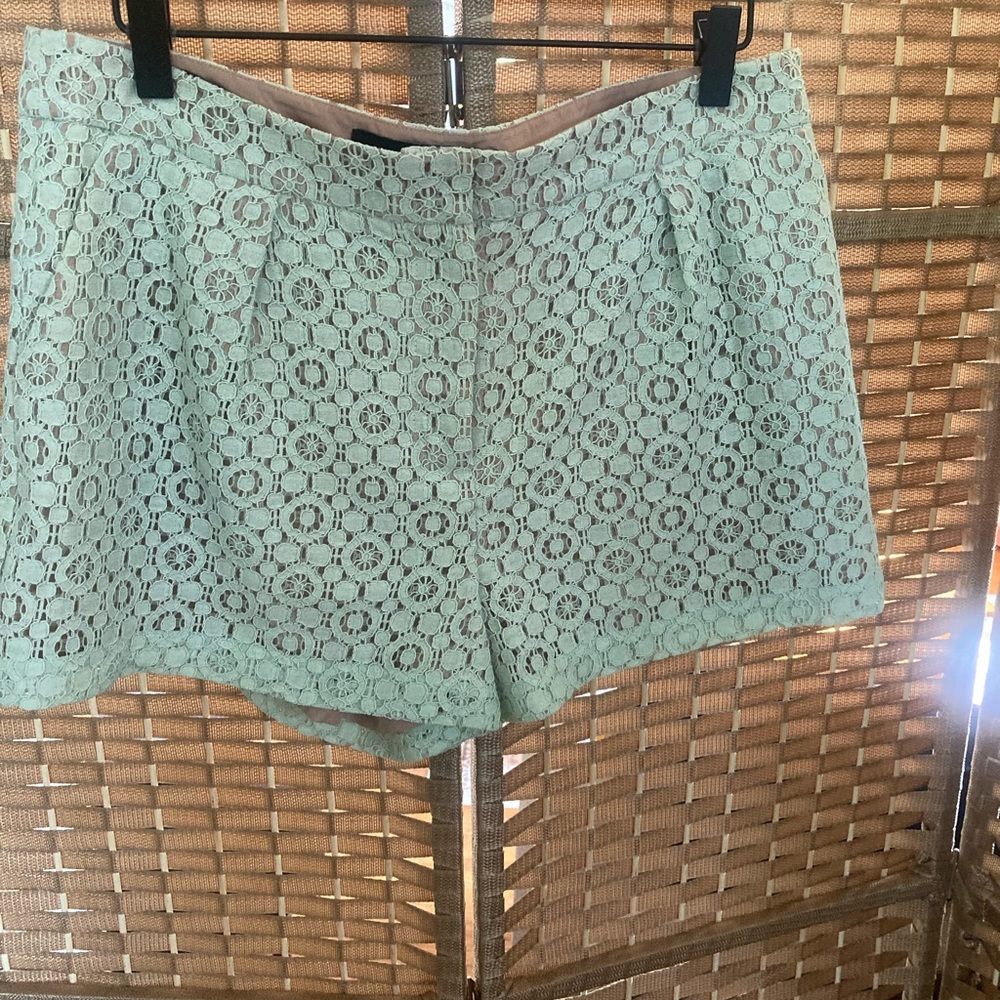 Victoria Beckham for Target Green High Waist Shorts
